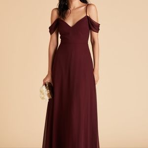 NWT Birdy Grey Devin Convertible Bridesmaid Dress in Cabernet Chiffon